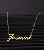 Collier en acier inoxydable personnalisé minimaliste