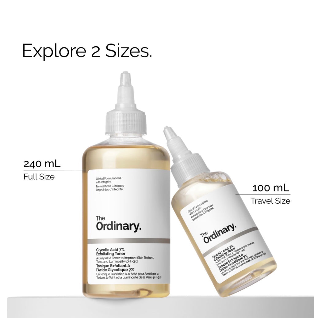 The Ordinary Glycolic Acid 7% – Lotion Tonique Exfoliante