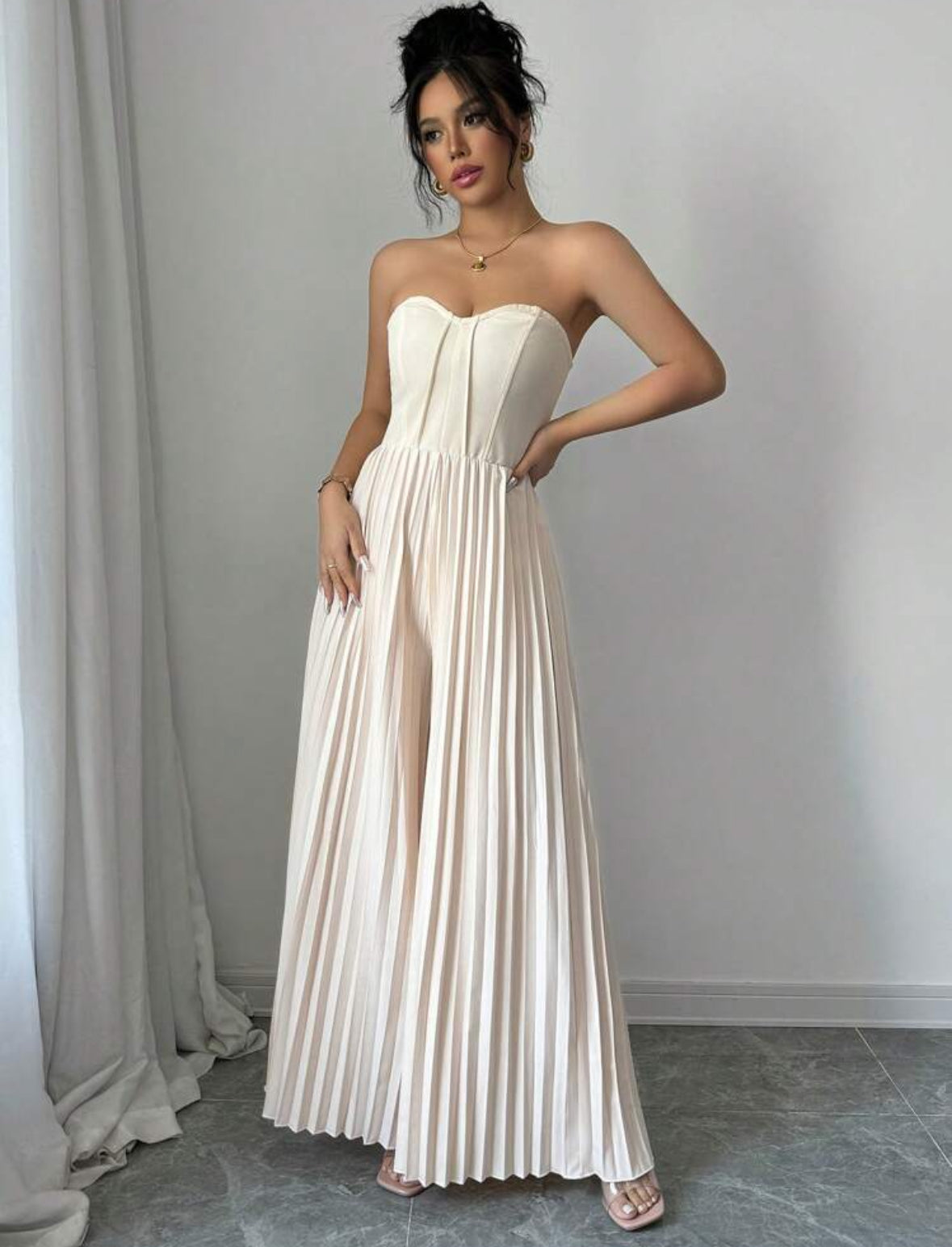 Combinaison décontractée sans manche