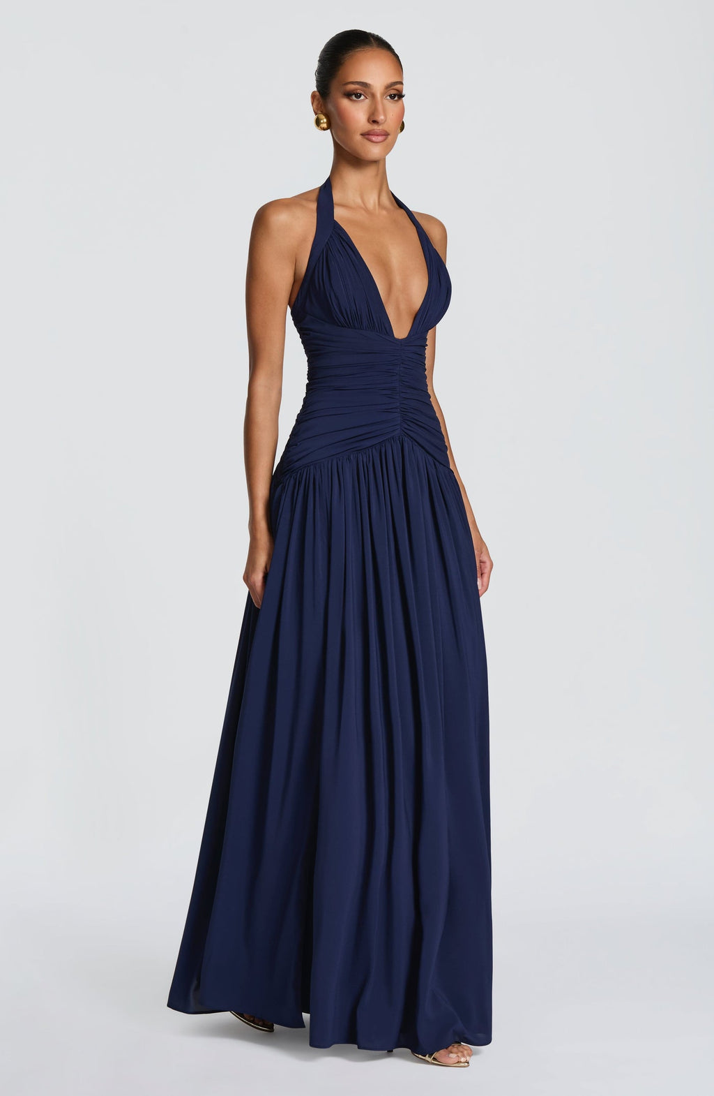 Amaris Maxi Dress – Navy Blue