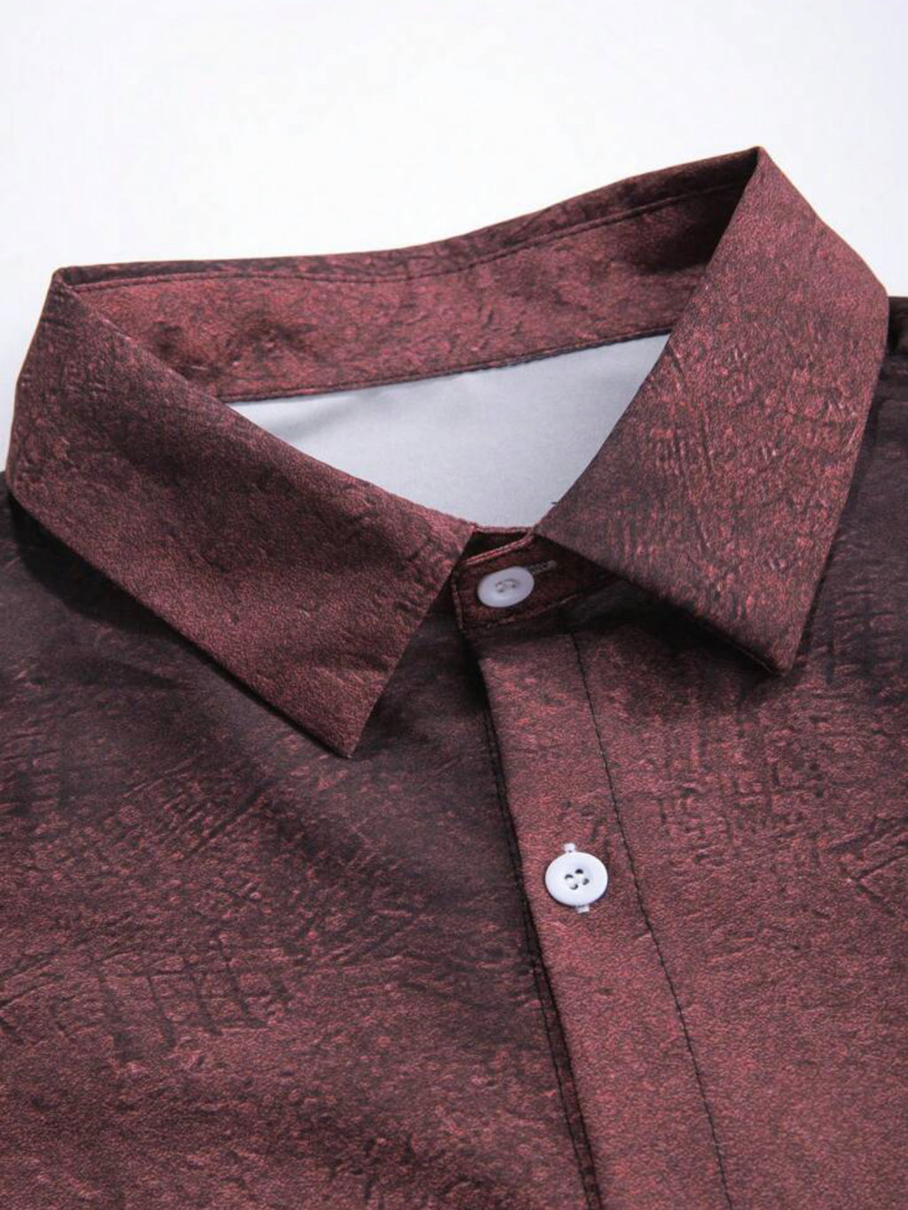 Chemise à manches longues dégradée pour homme