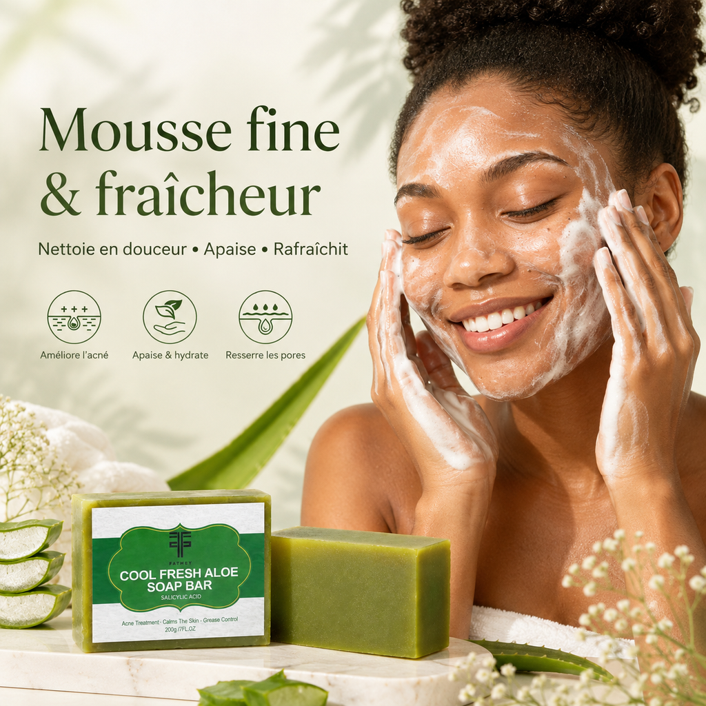 Savon Aloe Vera & Acide Salicylique | FATMEY