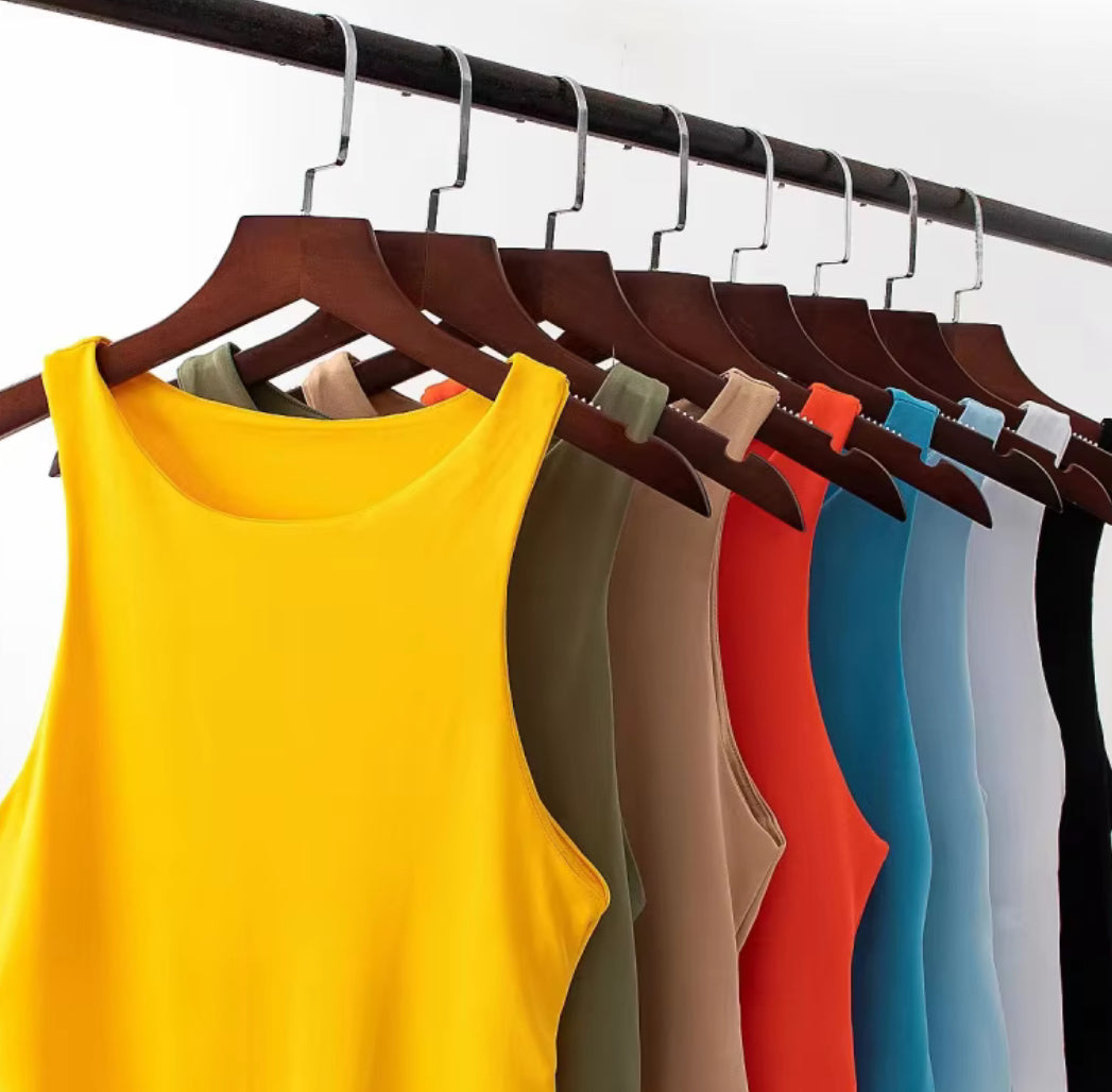 Body femme sans manches col rond – Basique chic multicolore