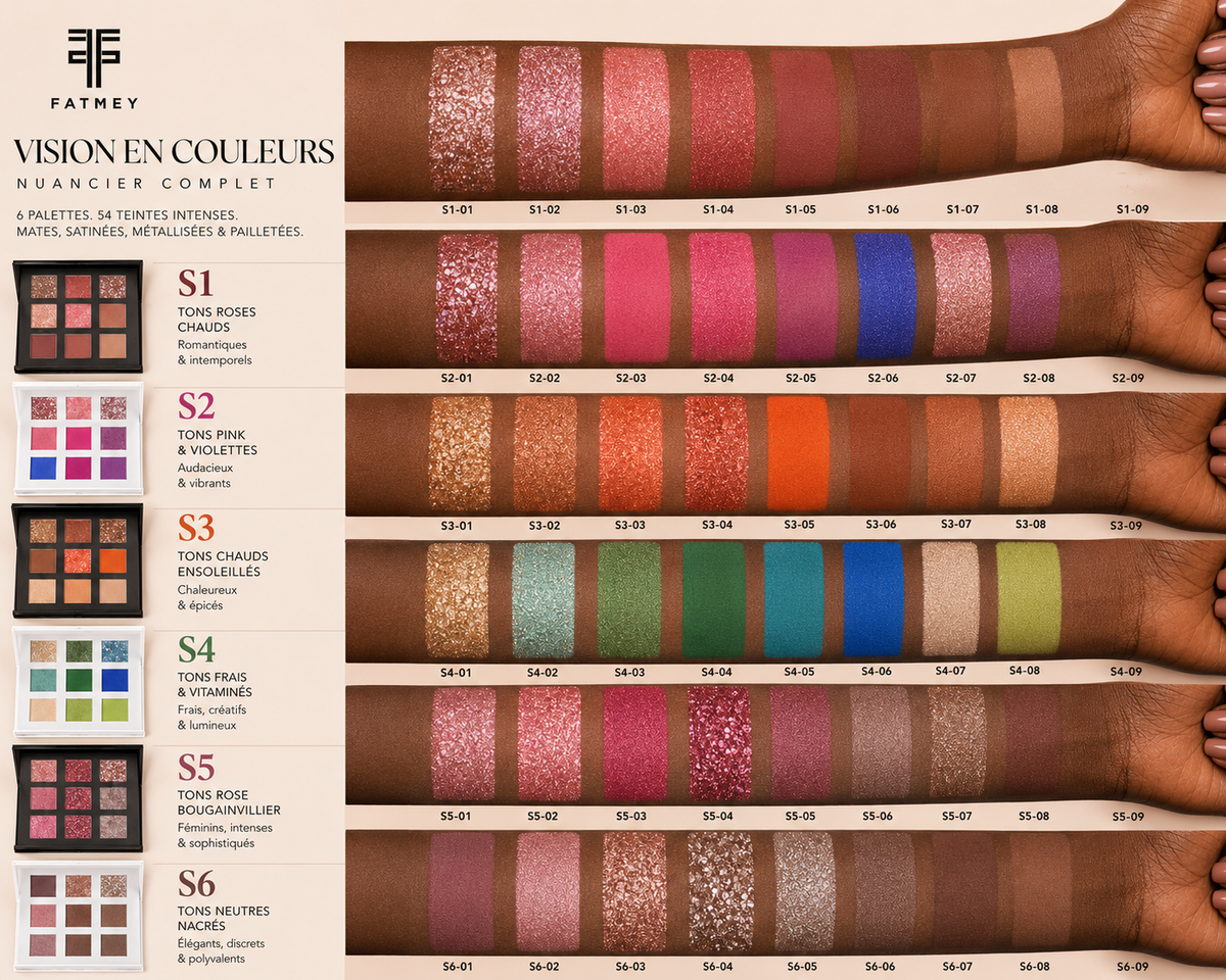 Palette Fards à Paupières Vision en Couleurs | FATMEY