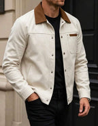 Veste Homme Élégante Bicolore – Style Casual Chic