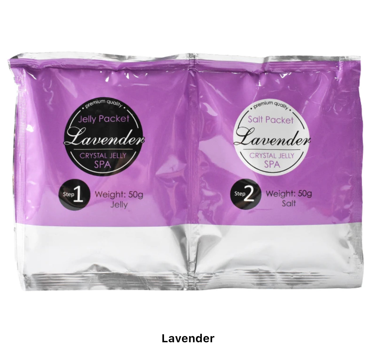 Spa de luxe pour les pieds Crystal Jelly - Thérapie aux sels naturels de la mer