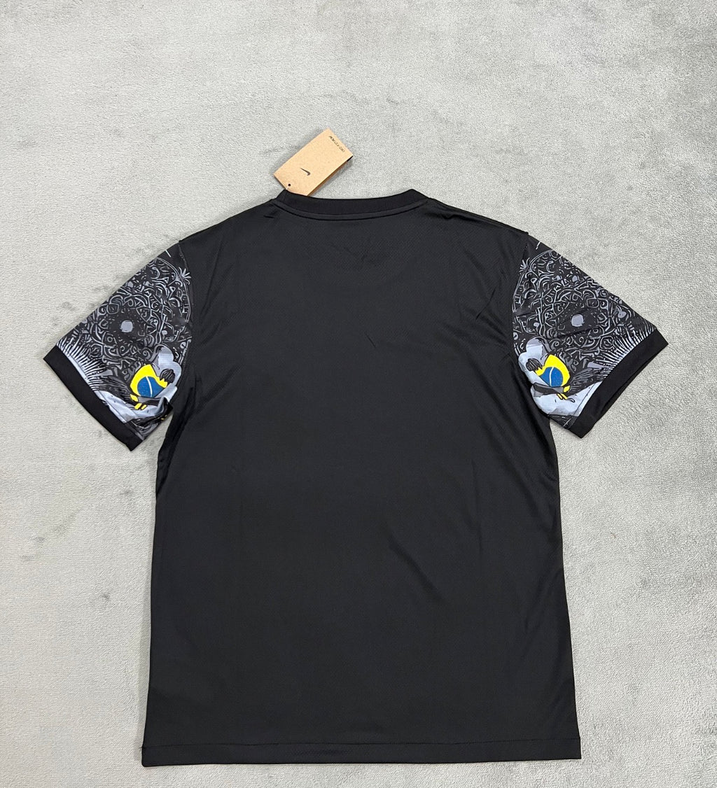 Brazil Christ the Redeemer Special Edition Concept Jersey – Black & Gold