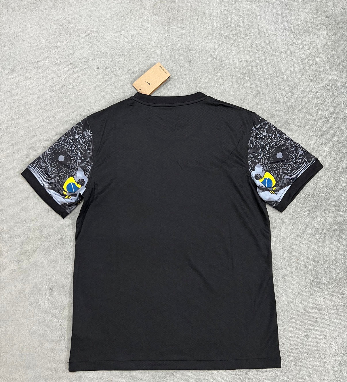 Maillot Brésil "Christ Rédempteur" Édition Spéciale – Noir & Or (Concept Jersey)