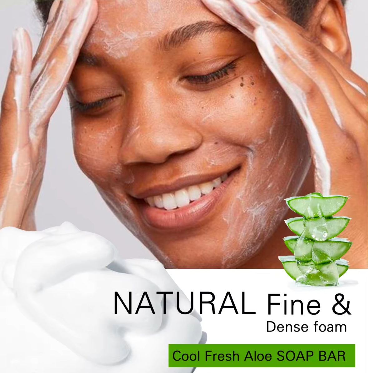 Savon naturel à l'aloe vera