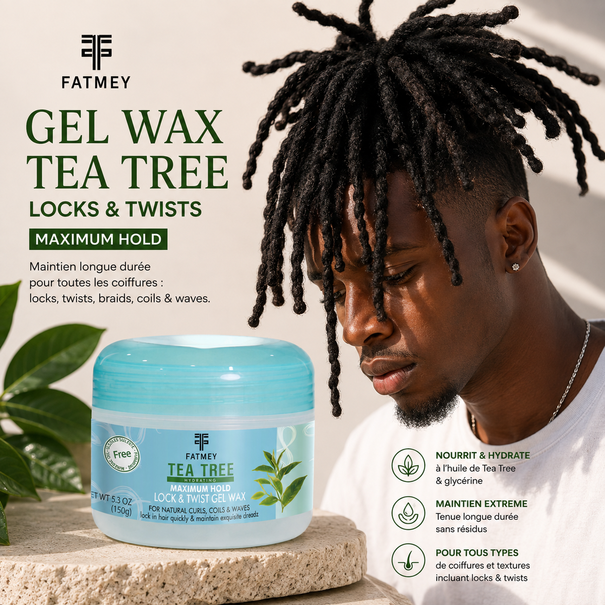 Gel Wax Tea Tree – Locks & Twists | FATMEY