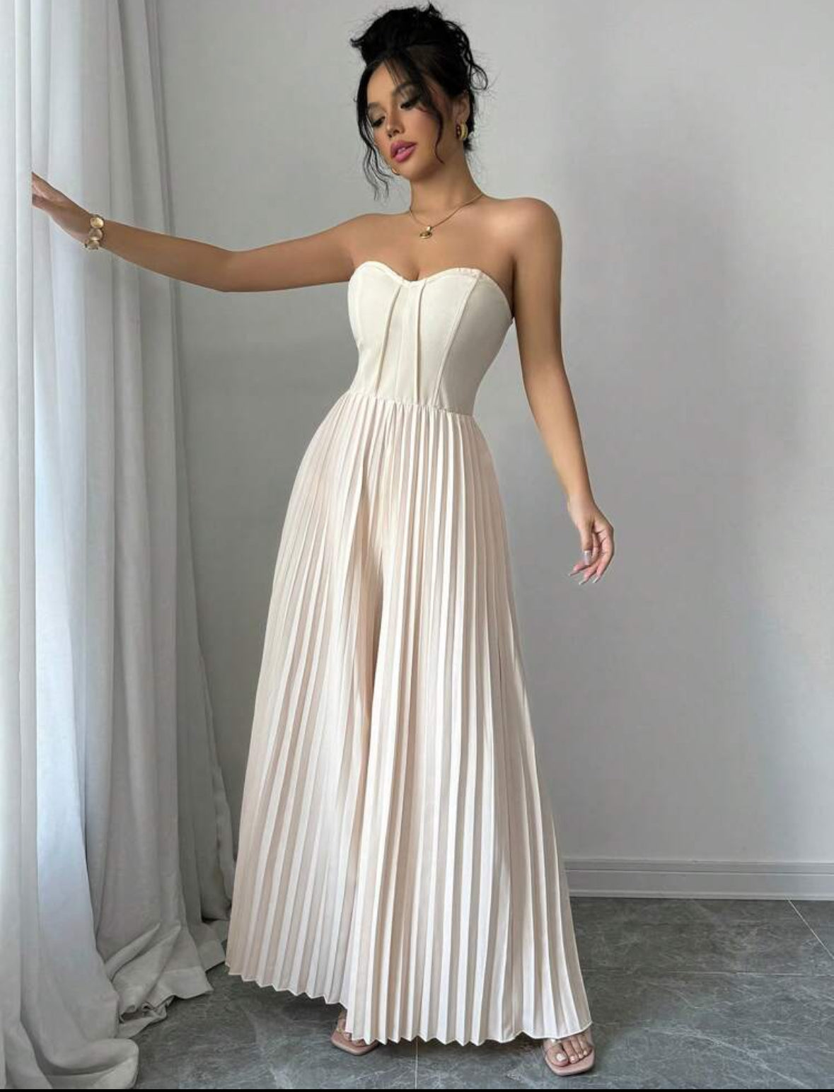 Combinaison décontractée sans manche