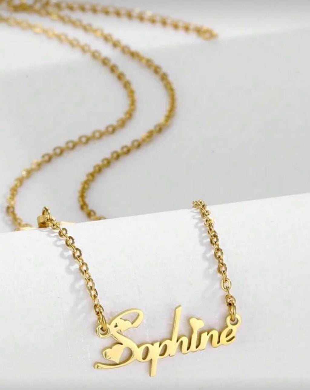 Personalized Butterfly Heart Necklace