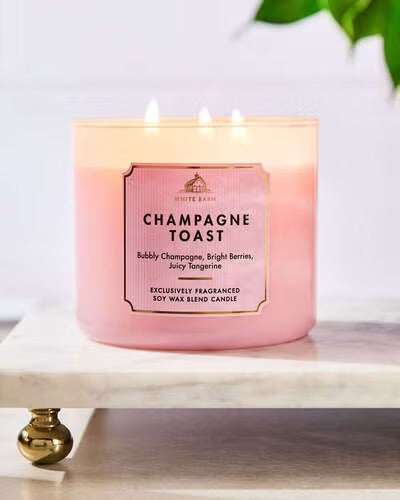 White Barn Champagne Toast 3-Wick Scented Candle – 411 g