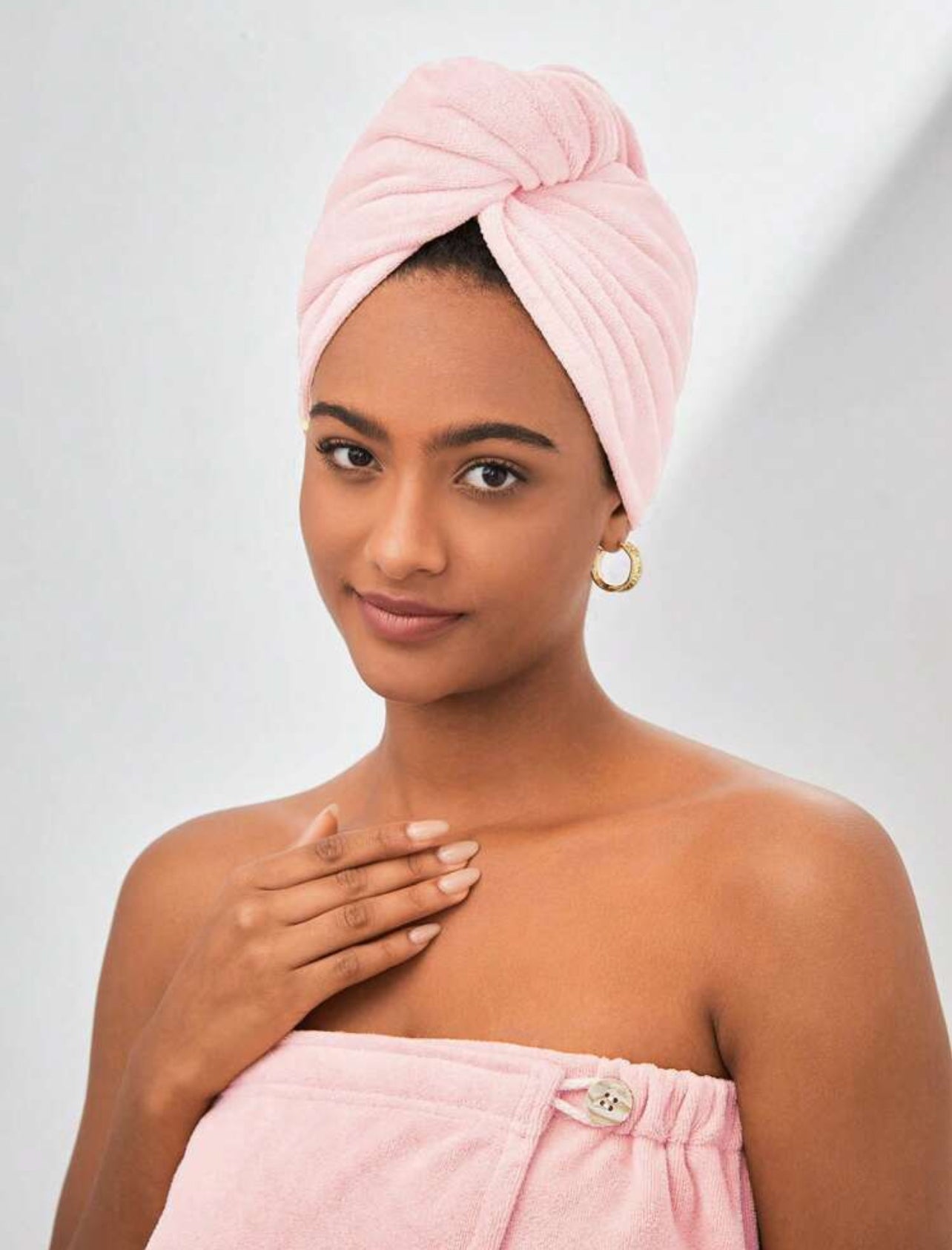 Serviette turban en microfibre à séchage rapide