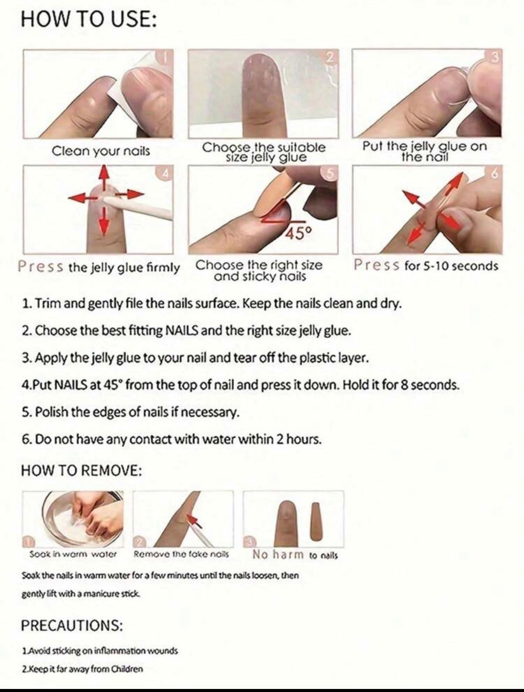 Press-On Nails Marron Chocolat & Or | Faux Ongles Réutilisables