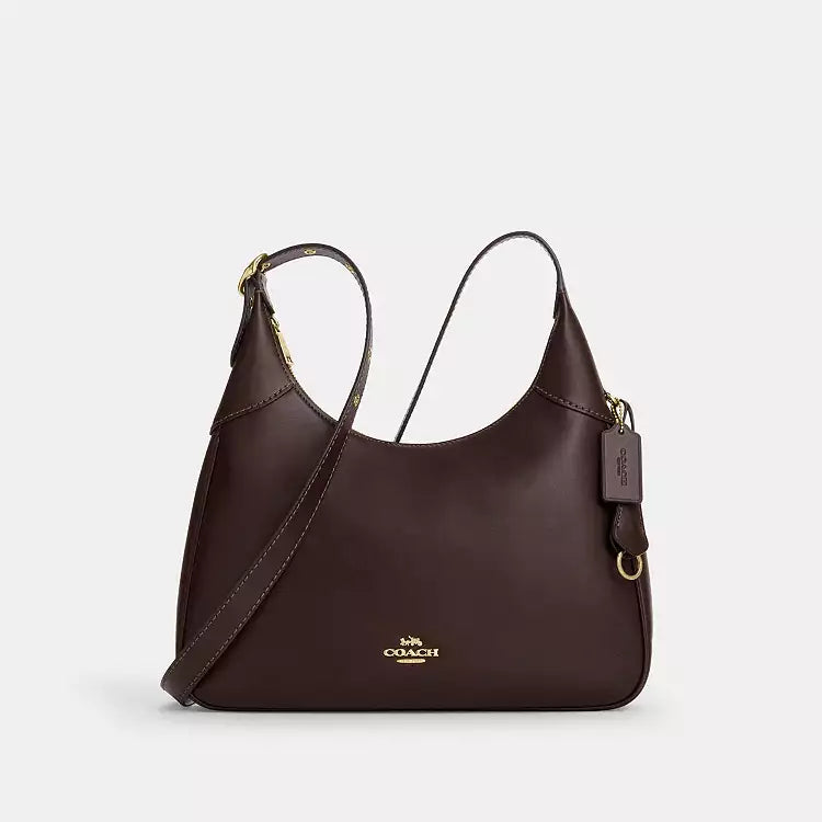 Coach Ella Convertible Smooth Leather Shoulder Bag for Women