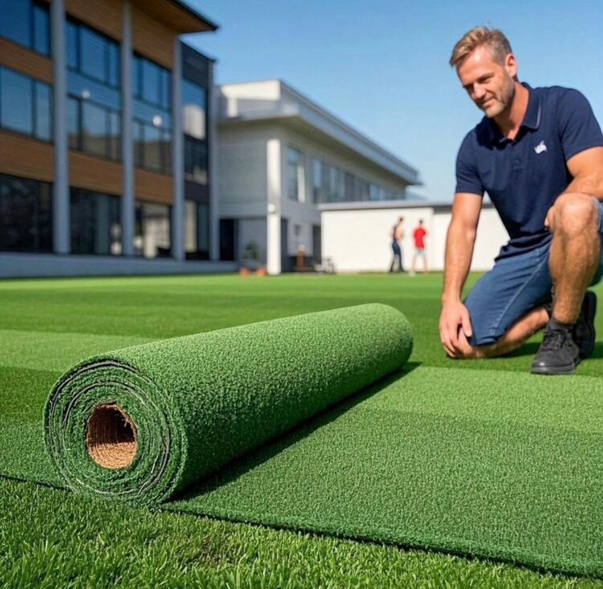 Tapis de Gazon Synthétique – Aspect Naturel & Confort