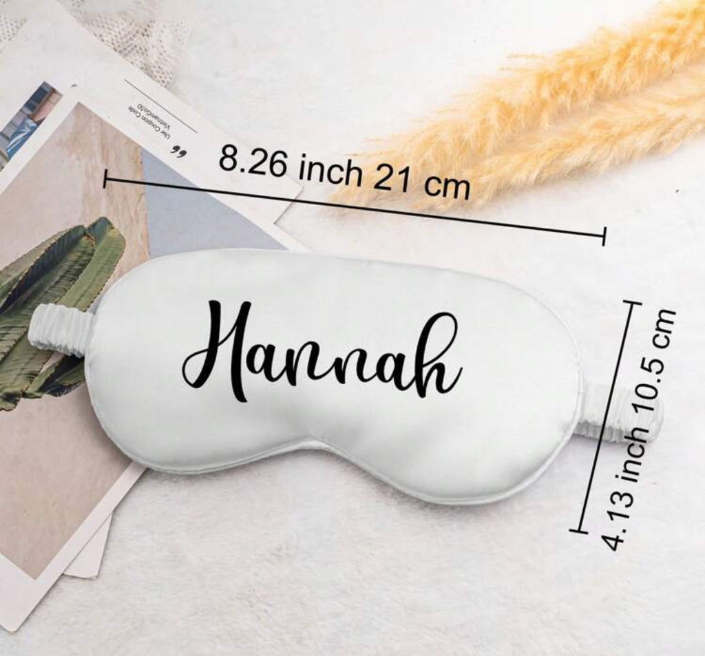 Masque de Sommeil en Satin Personnalisé