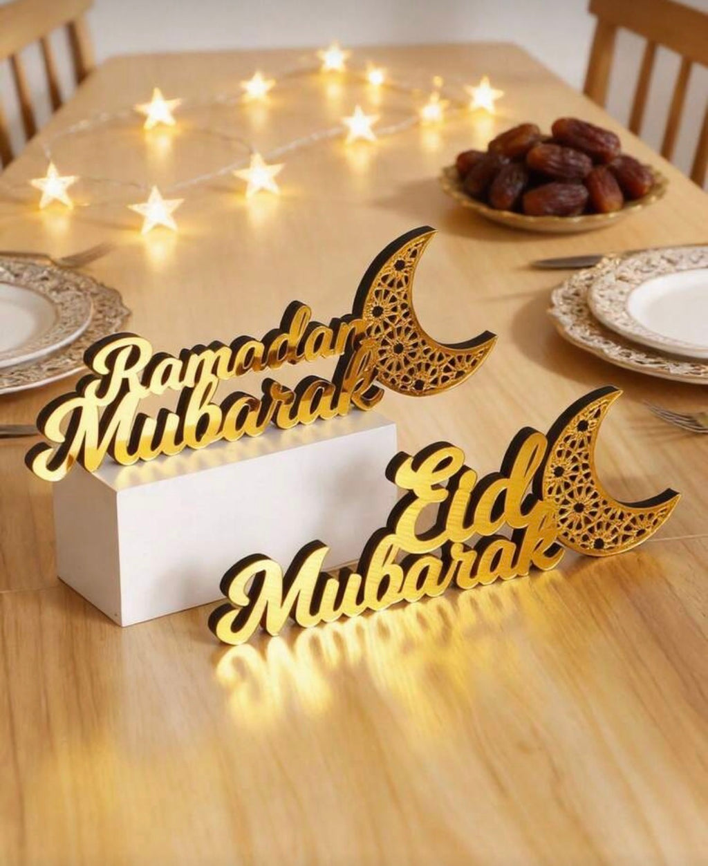 Décoration de Table Ramadan & Aïd Mubarak