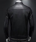 Veste Urbaine Ajustée avec Détails de Surpiqûres