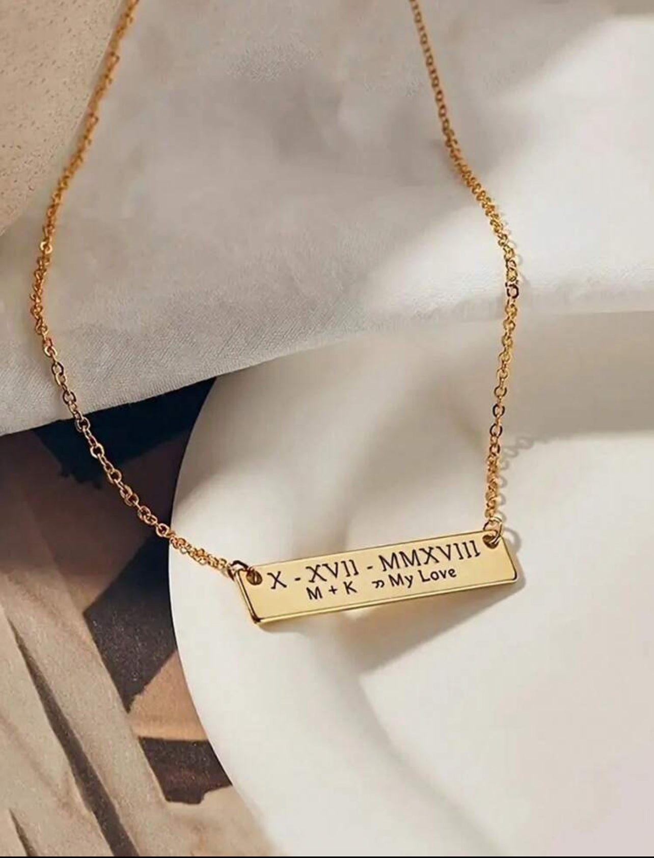 1pc Long Collier Amitié personnalisé