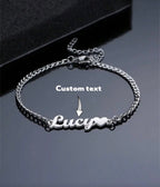 Custom 3mm Stainless Steel Chain Bracelet