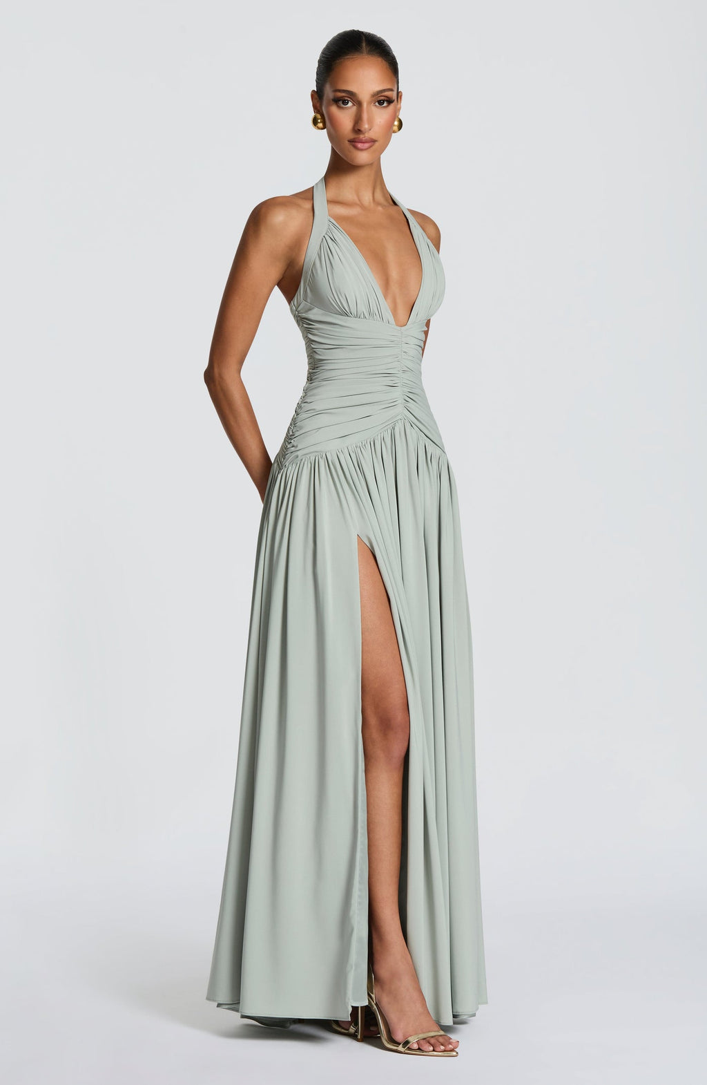 Robe Longue Amaris – Sauge