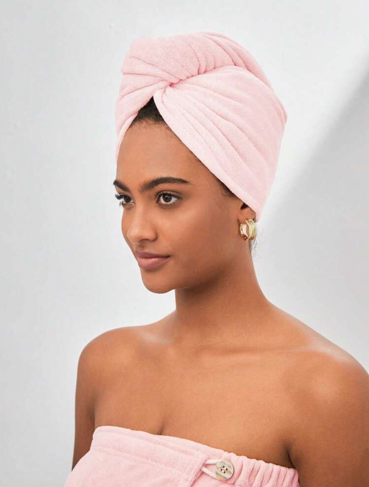 Serviette turban en microfibre à séchage rapide