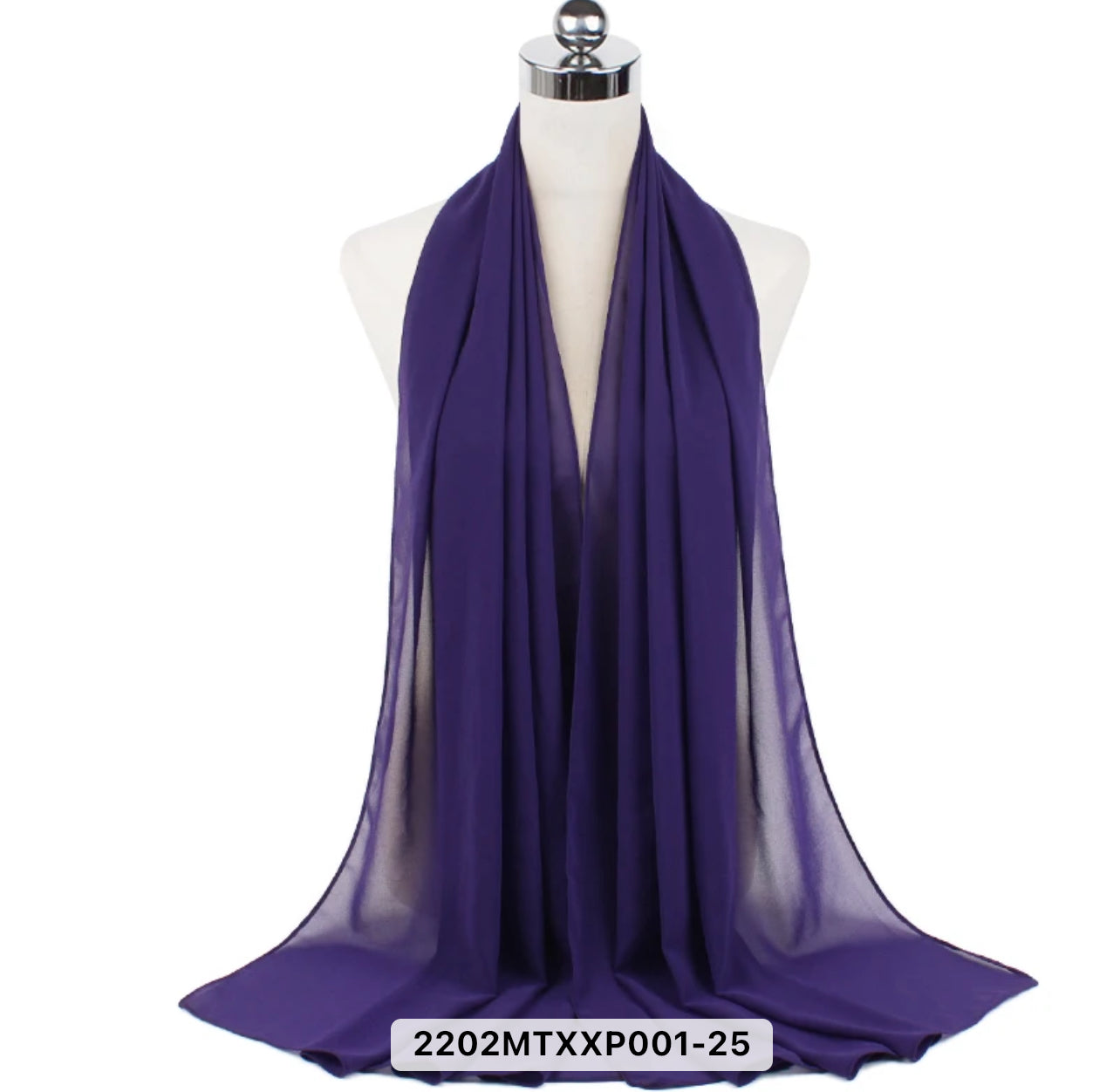 Hijab Mousseline de soie