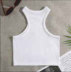 Débardeur côtelé dos nageur