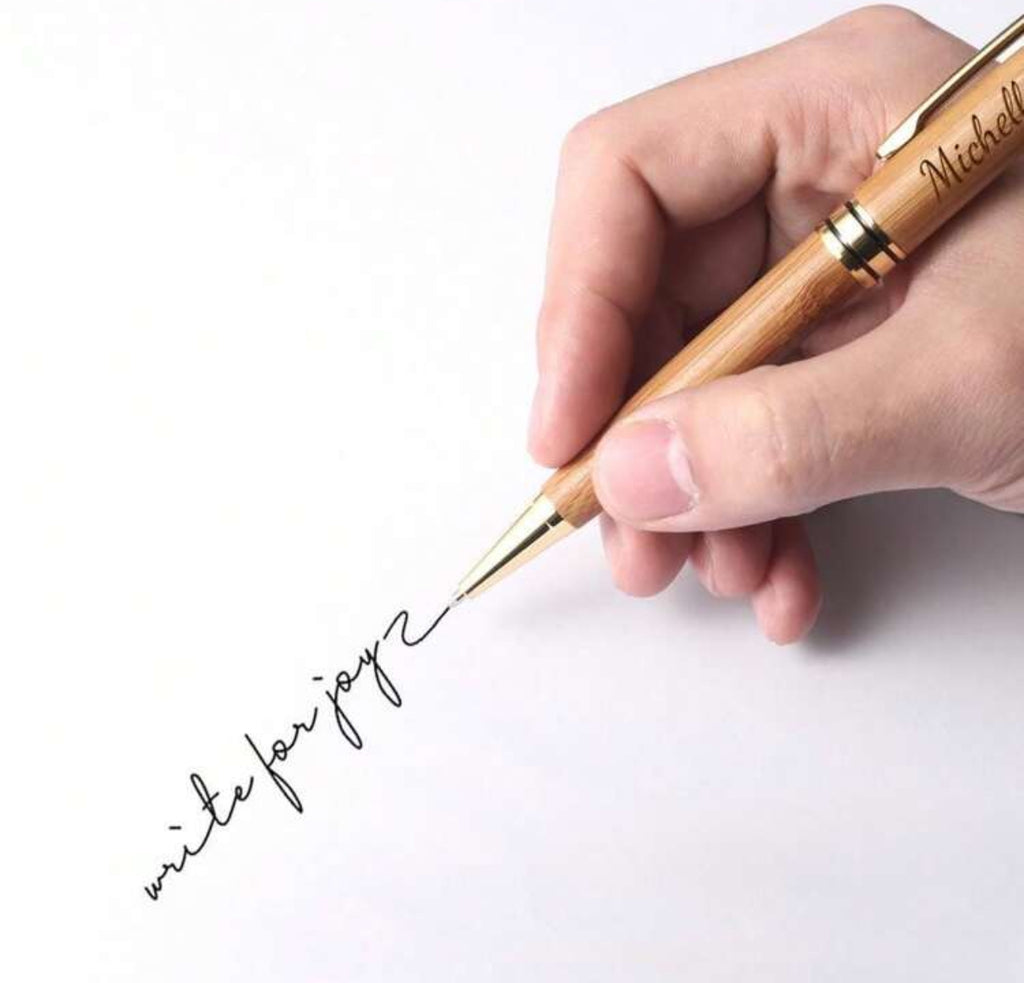 Engraved Wooden Pen with Box – Personalized Gift