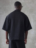 Chemise Homme Oversize Texturée – Style Élégant Décontracté
