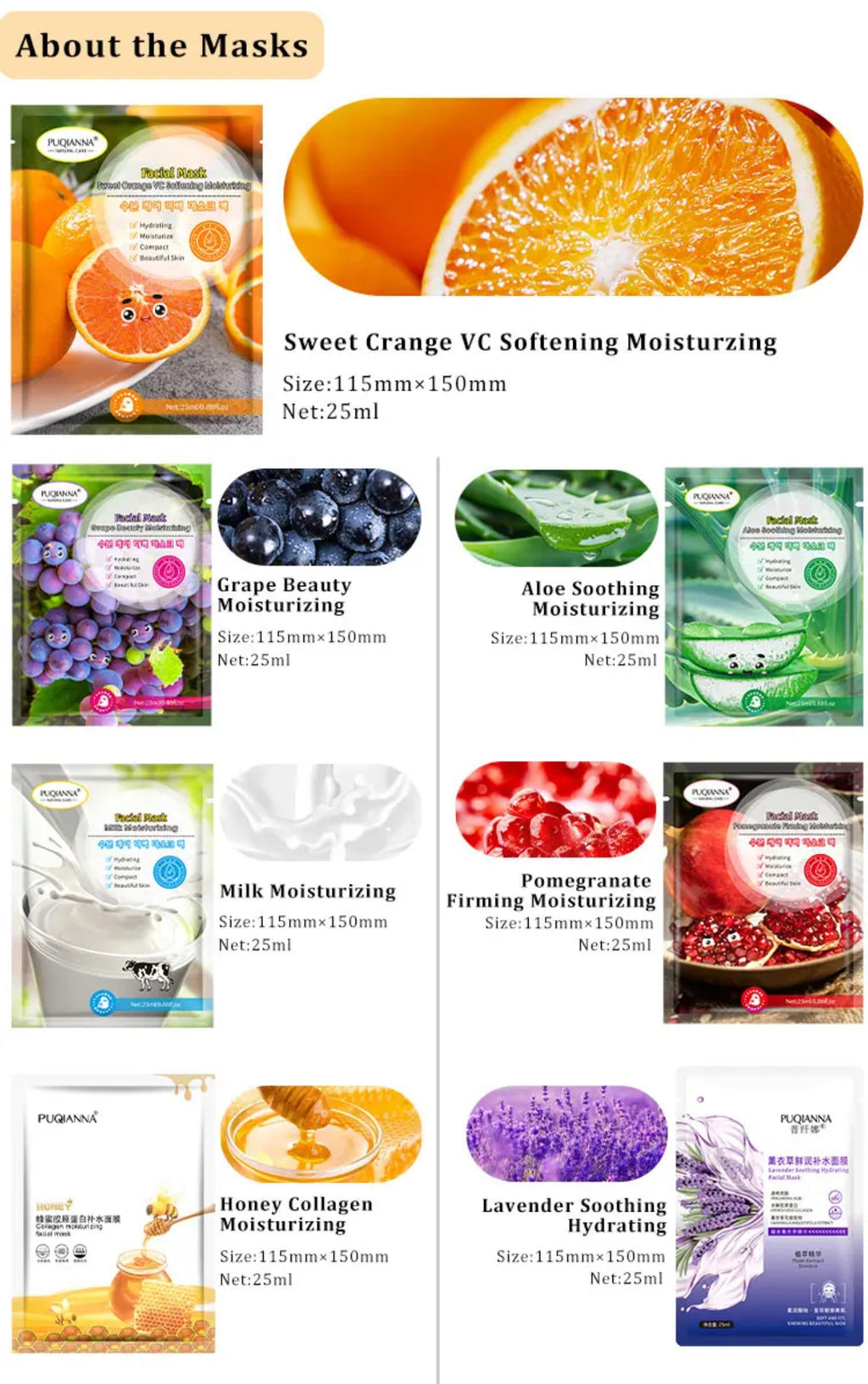Masques de Beauté pour le Visage – Soin Hydratant
