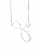 Collier Stéthoscope personnalisé pour femmes Collier personnalisé