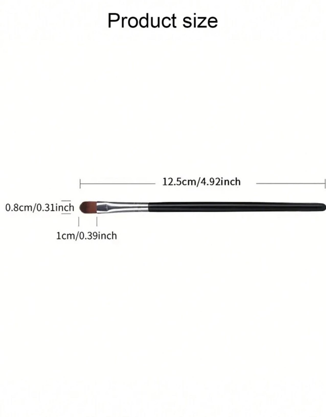 Eyeshadow Brush, Un Outil De Maquillage Pour Appliquer Facilement Et Avec Précision L'ombre À Paupières, Adapté Au Maquillage Des Yeux