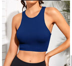 Crop Tops Côtelés en Tricot