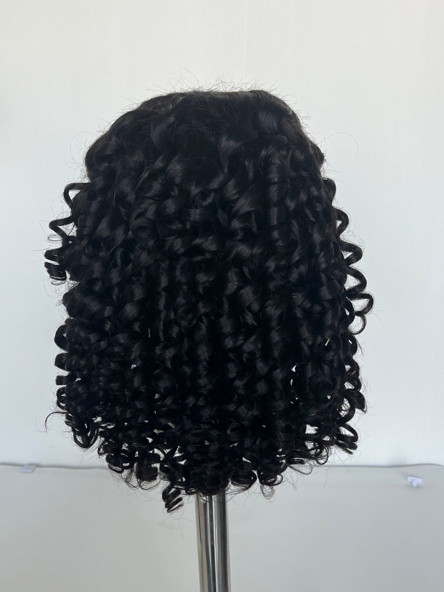 200% human hair wig 13*4 transparent lace frontal loose wave length 22 inches