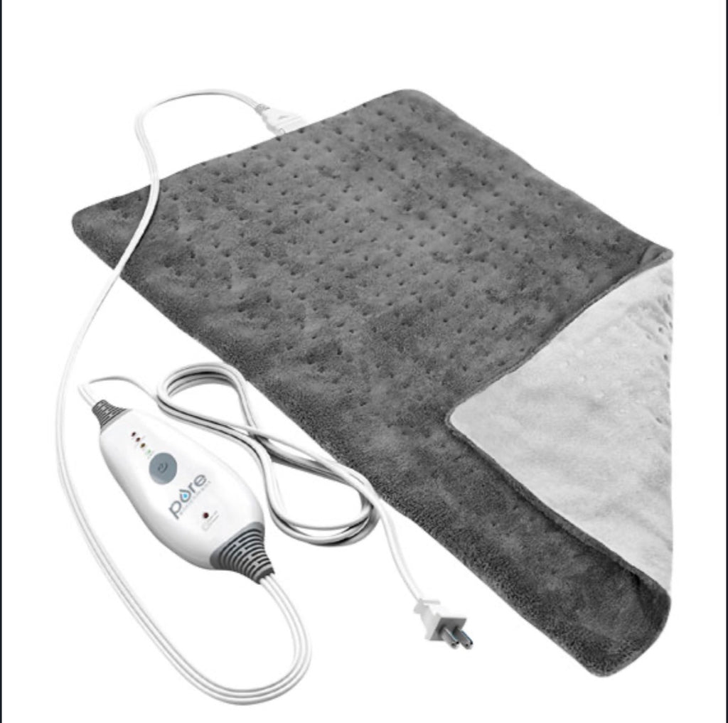 PureRelief – Coussin Chauffant de Luxe Gris