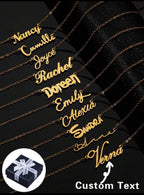 Collier en acier inoxydable avec nom personnalisé, police de l'alphabet anglais