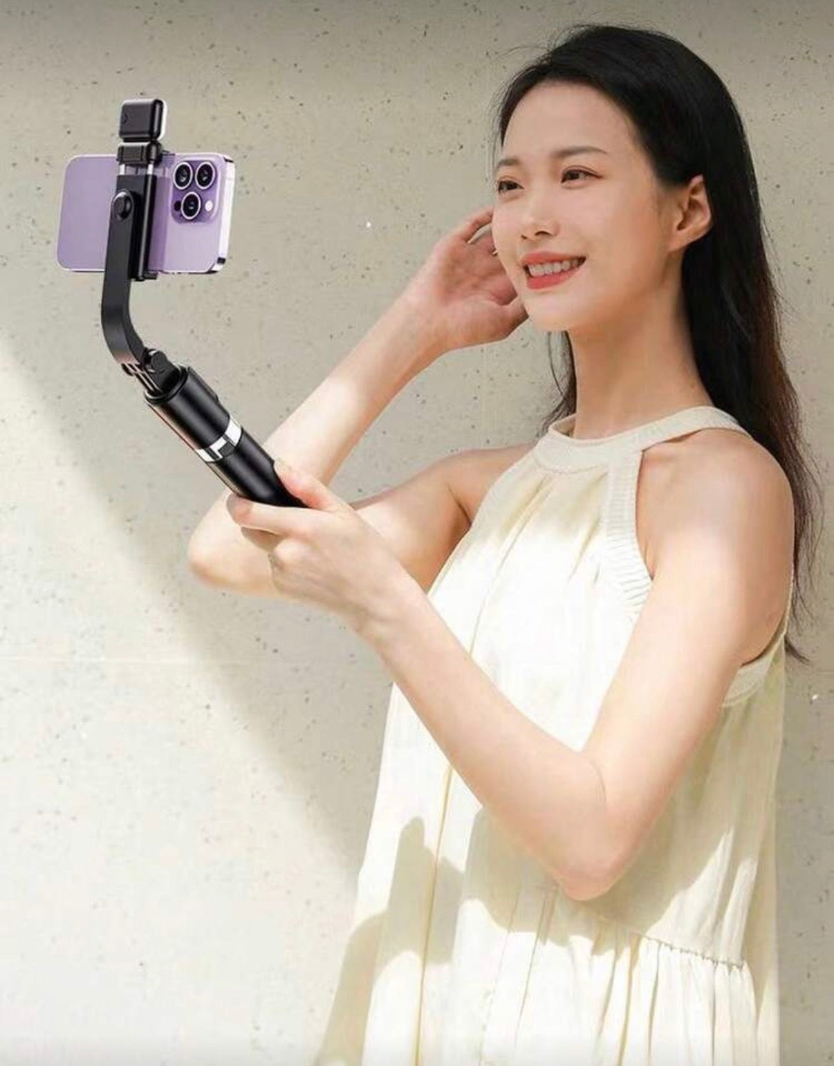 Trépied Selfie Stick Premium 3-en-1 – Extensible 1.7m, Lumière LED Intégrée & Télécommande Bluetooth