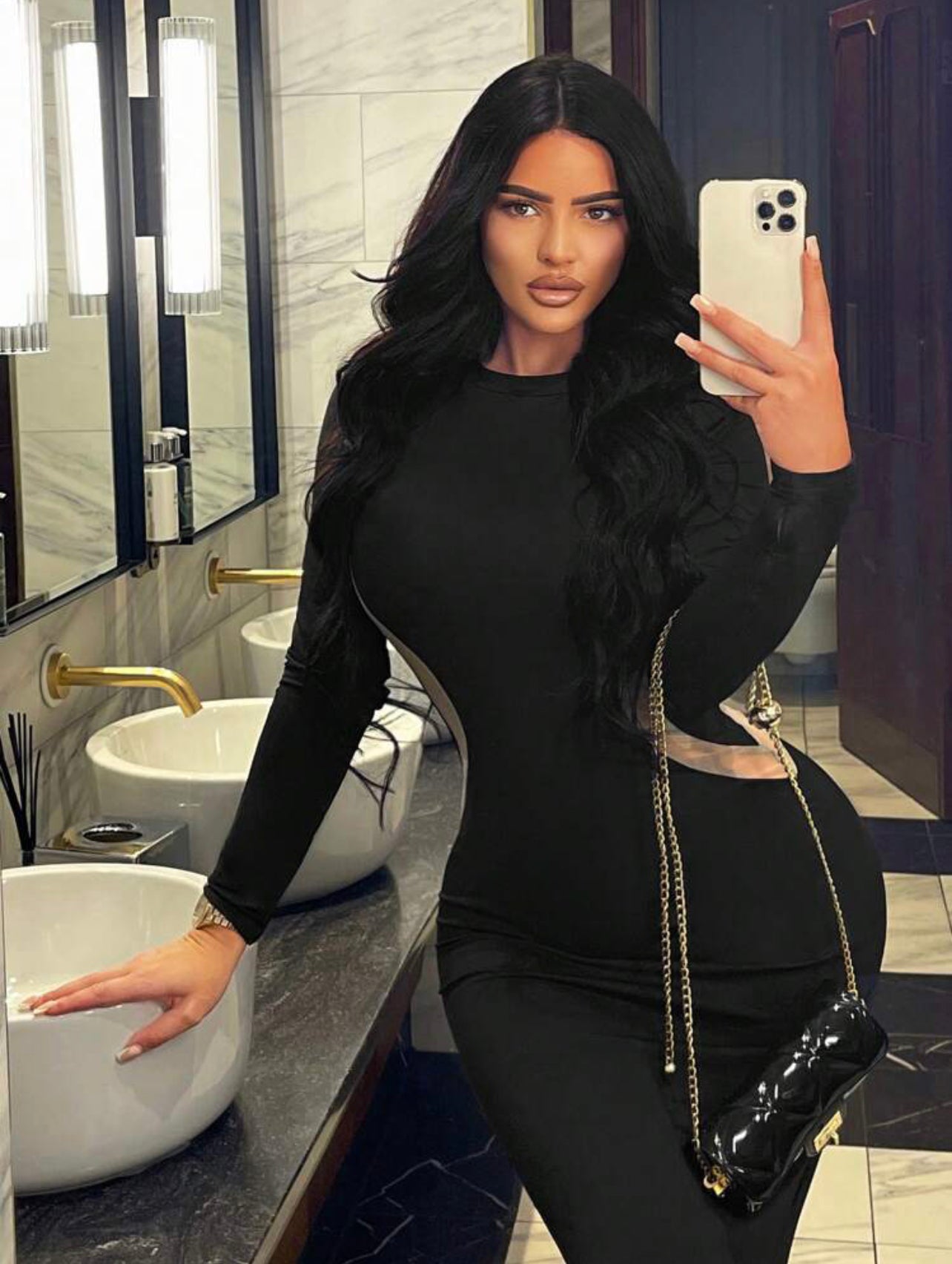 Robe Sexy À Manches Longues Pour Femmes