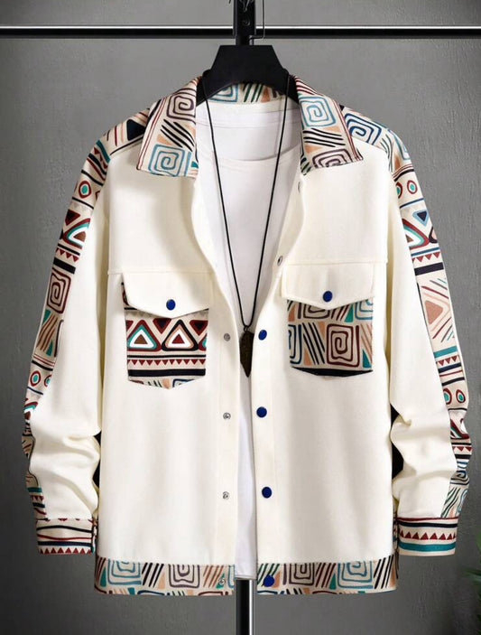 Veste motif africain