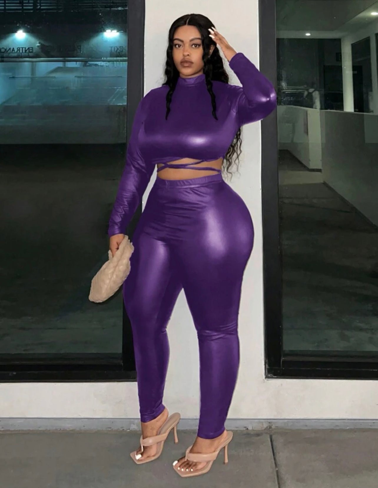 Ensemble cuir PU Taille 1XL