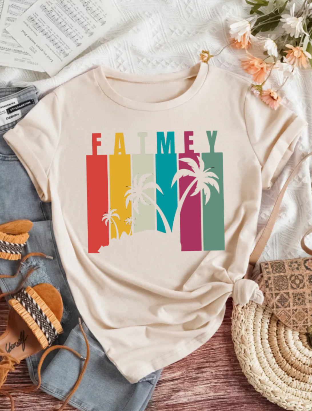 Évasion Tropicale – Collection de T-Shirts Fatmey