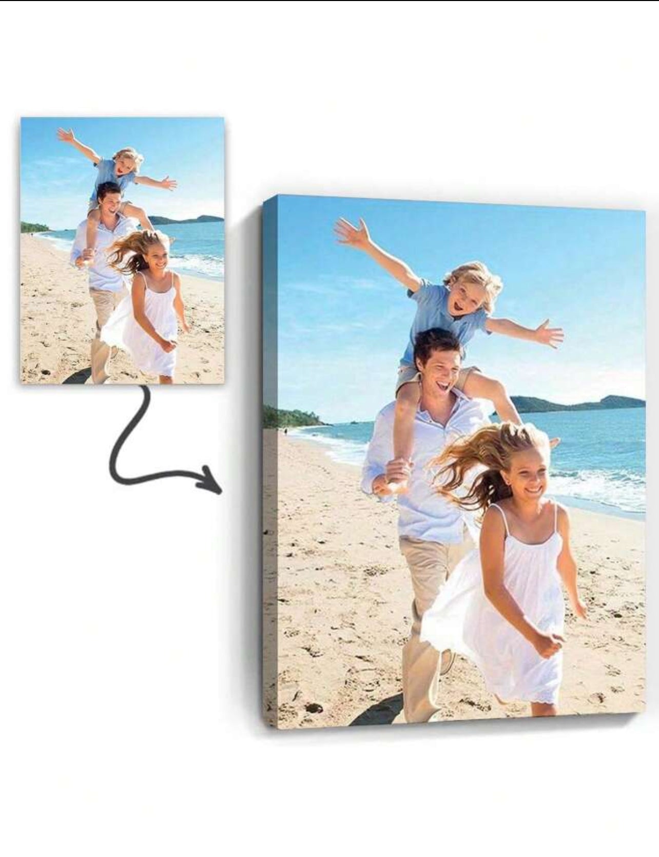 Toile personnalisée