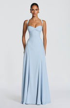 ROBE LONGUE IRIE - BLEU GLACIER