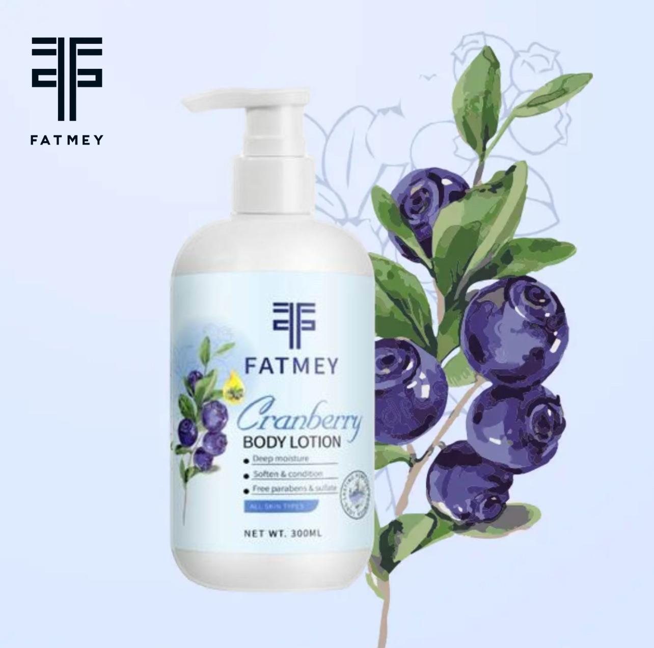 Fatmey Cranberry Body Lotion - Natural Hydration and Softness