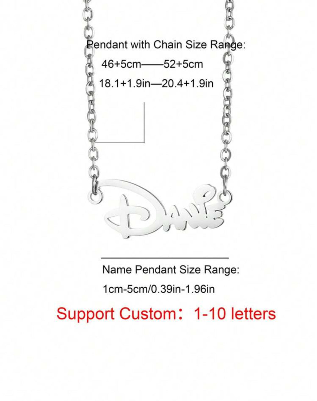 Personalized Stainless Steel Necklace