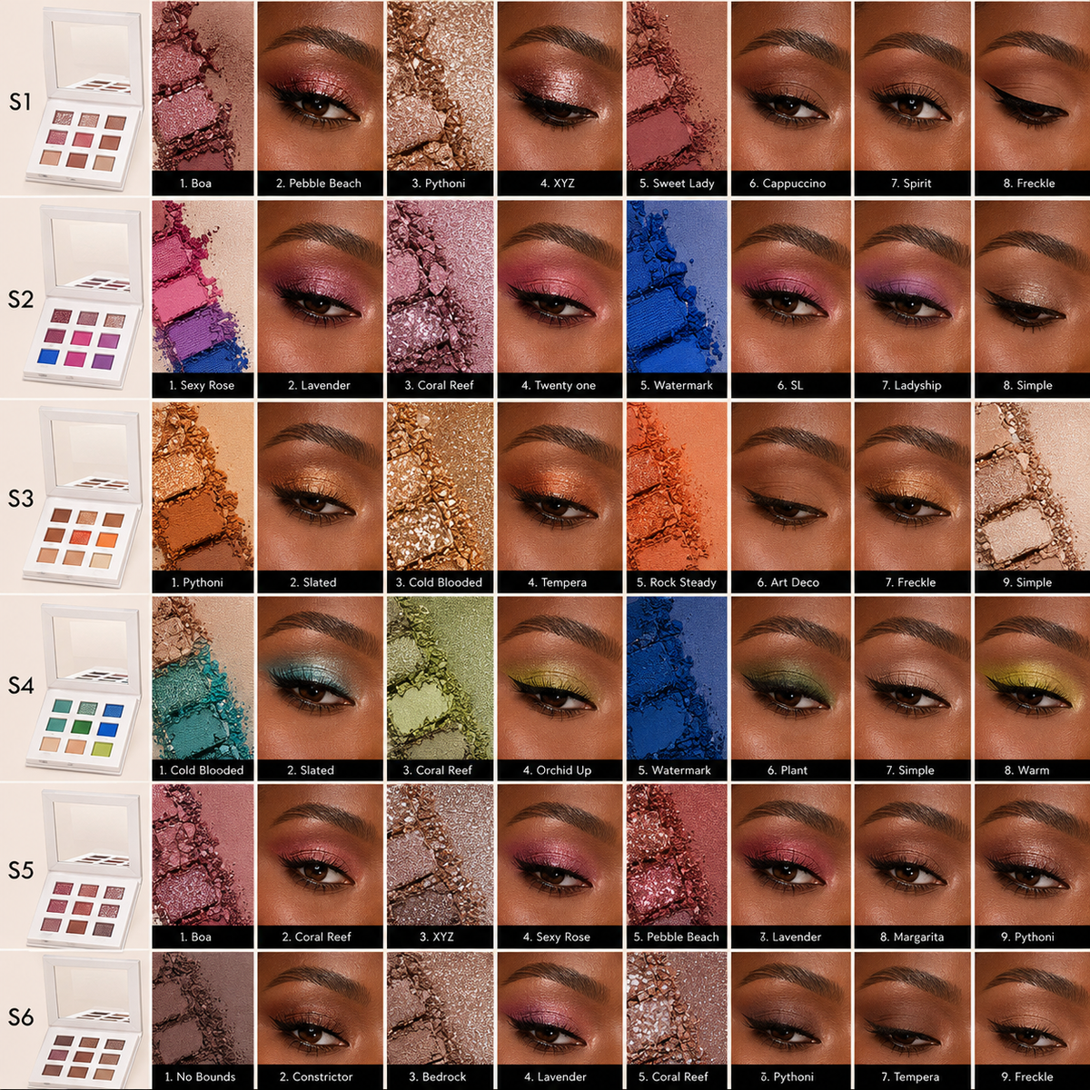 Palette Fards à Paupières Vision en Couleurs | FATMEY