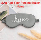 Masque de nuit personnalisé en satin ,masque de sommeil